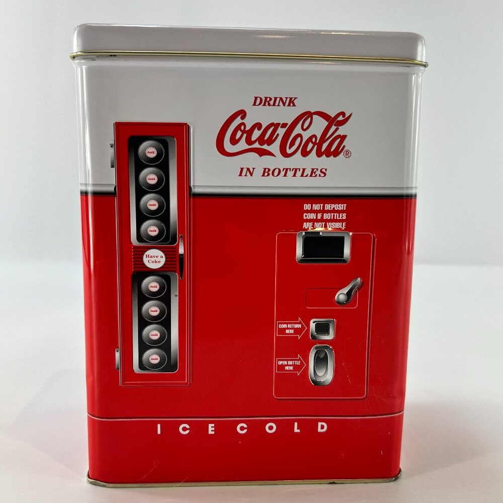 Coca Cola 1997 Vending Machine Tin